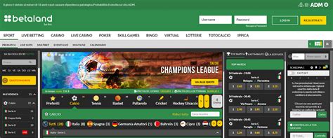 betaland scommesse sportive online.